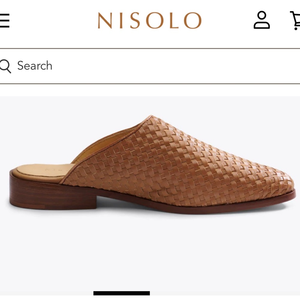 Nisolo Women's Brown Woven Mules